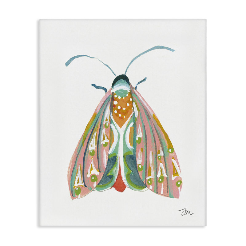  «Delicate Insect» sur toile blanche par Jessica Mingo, H 20 po x l 16 po