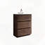 Meuble-lavabo autoportant avec lavabo et trois trous pour robinets-161869458-161869462