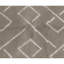 Hand Knotted Geometric Area Rug in Natural