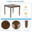 Denaysha Wooden Square Dining Table For 4 Person-1787372625-1787373487