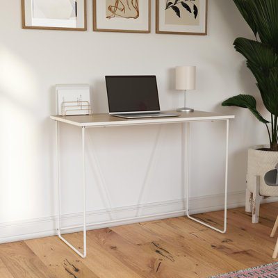 Caedin Stainless Steel Writing Desk
