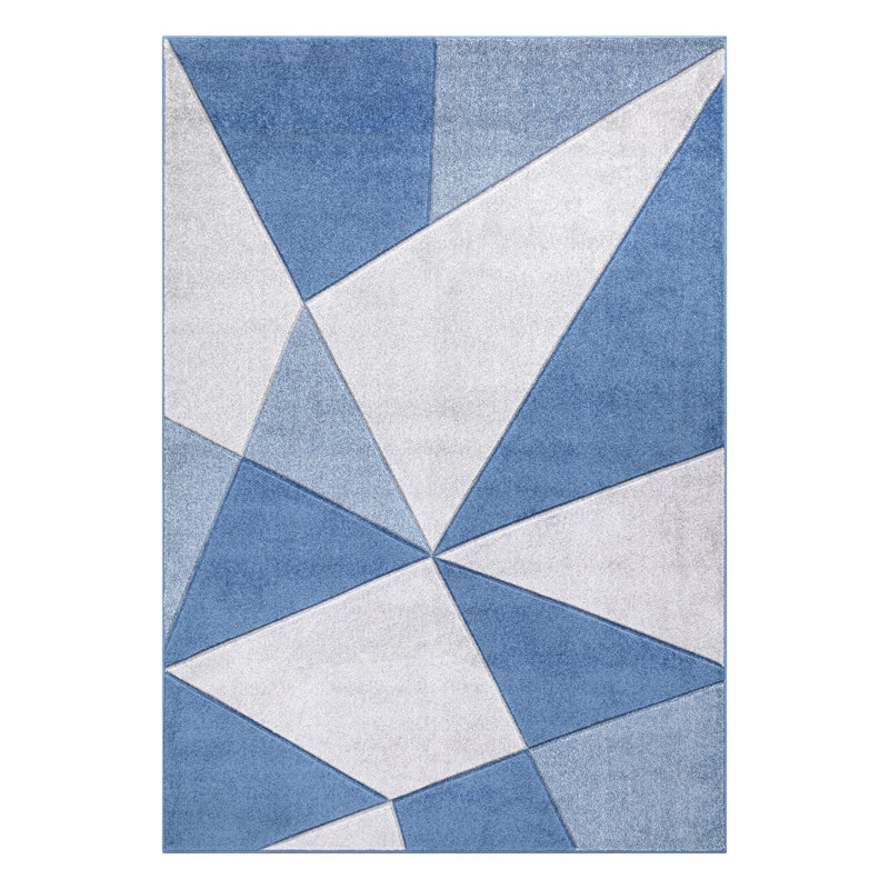 Geometric Large Area Rug for Living Room, Bedroom Carpet, Hallway Runner & Kitchen Floor Mat, Rectangle 80 x 150cm