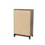 Commode en bois massif avec rangement 1 chambre 5 pièces