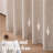 Linen blend Semi Sheer Curtains Rod Pocket Back Tab solid color Drapes（set of 2）-525499903-525499900