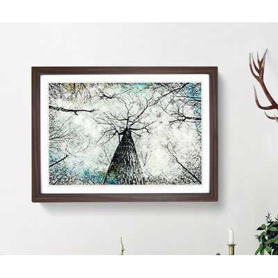 Majestic Trees in Abstract - Picture Frame Graphic Art Print