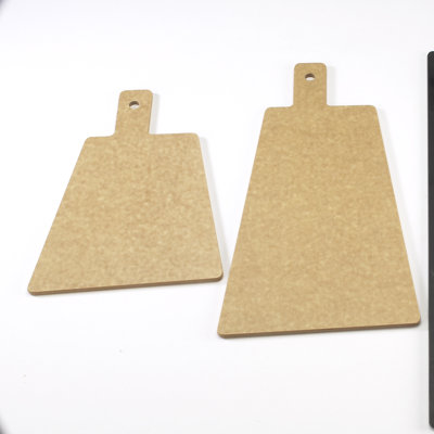 Trapezoid Flat Bread Serving Board with Handle