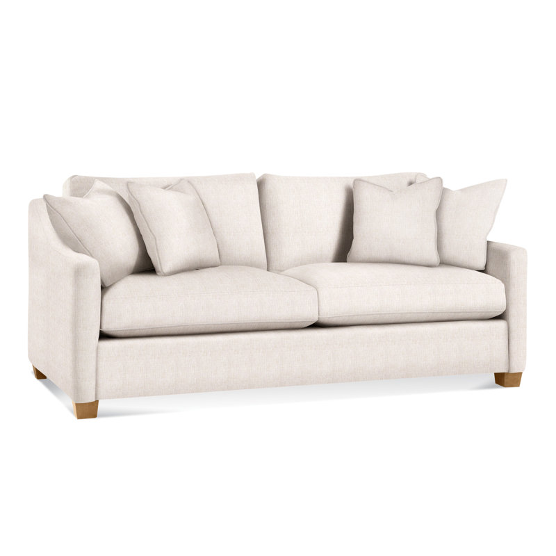 Oliver Sofa, White Sugar Performance; 0863-91, Honey