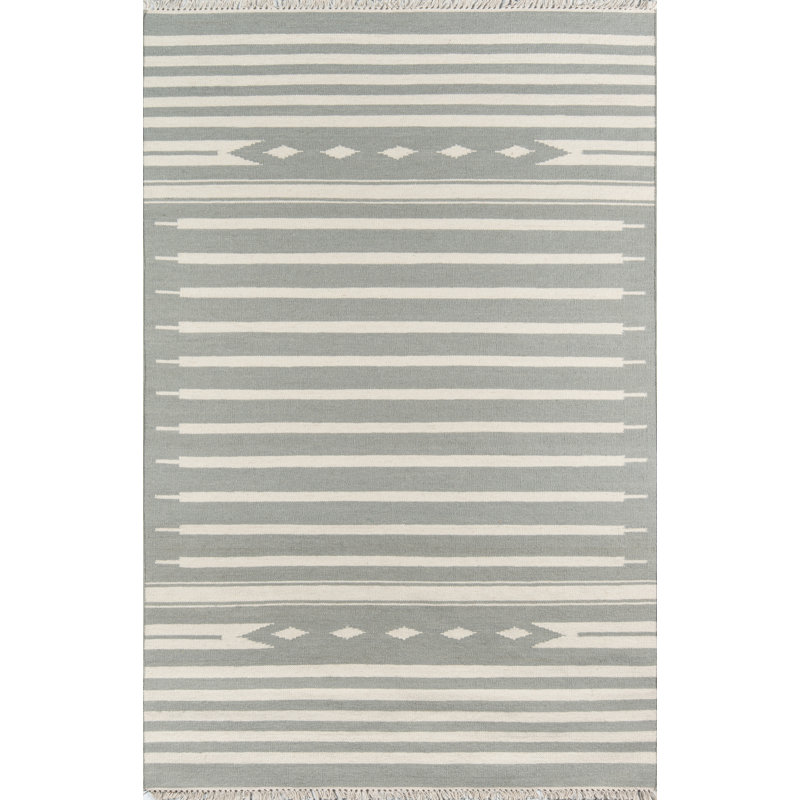Thompson Wool Geometric Area Rug, Rectangle 7'6" x 9'6"