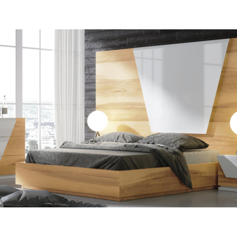 Austrina Upholstered Panel Bed, King