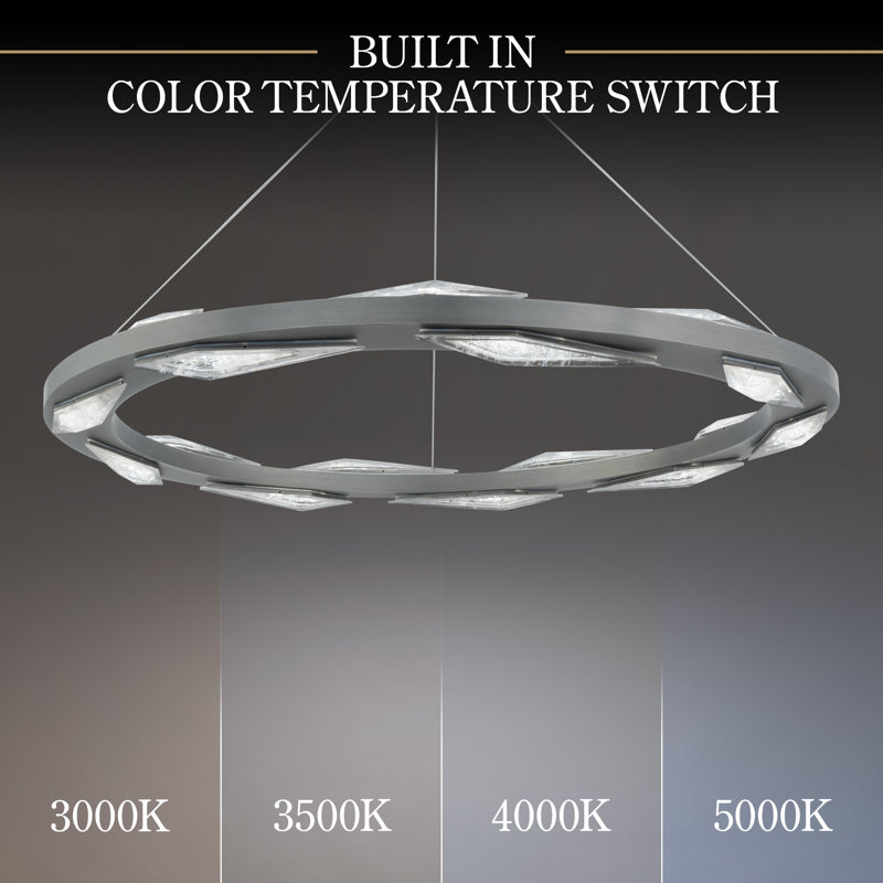 Bauble 18 - Light LED Pendant, Antique Nickel