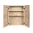 Brigitte Two-Door Rattan Wall Storage Cabinet