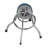 Commercial Grade Chrome Swivel Bar Stool with Vibrant Team Colors  -113702941
