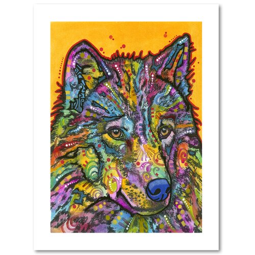 Trademark Art 'wolf 2' Painting Print On Archival Paper 