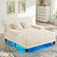 Méridienne inclinable moderne avec lumières DEL et dossier réglable, canapé-lit en chenille de 57,1 po-1331448045