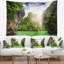 Roches cave paysage sur railay beach tapisserie-28485734