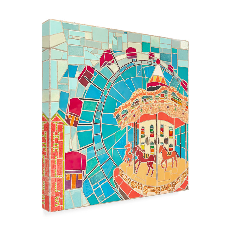 Art sur toile, Jonathan Mandell, H 14 po x l 14 po