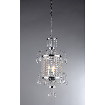 Lustree en cristal 2 lumières Rotan