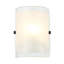 Applique murale Fairchild - noir / nickel poli / laiton satiné - H 8,25 po