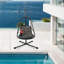 Fauteuil pivotant avec support en C-1264164883