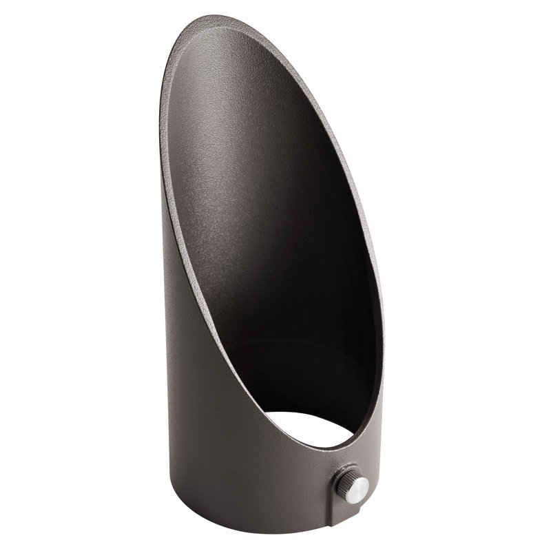 Lunar Long Display Light Cowl, 5.75" H x 2.75" W x 2.75" D, Textured Architectural Bronze