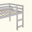 Lit mezzanine avec glissade, conception multifonctionnelle-888377085