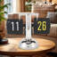 Horloge à affichage automatique rétro à grands chiffres, décoration de bureau ou de table pour la maison, l'école, l'hôtel ou le café, style acier inoxydable-686584024