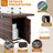 5-Pieces Wide Armrest Outdoor Sectional Rattan Conversation Set with Fire Fit Table.-1134519870