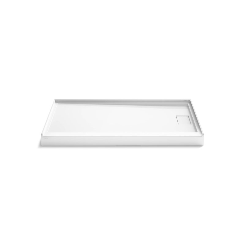 Stoneridge 60" X 34" Alcove Shower Base, Right