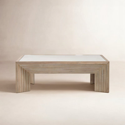 Cleo 46" Glass Coffee Table