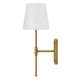 Janis Single Light Steel Dimmable Wallchiere