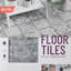 Granite Terrazzo 30.48 x 30.48cm Self-adhesive Vinyl Floor Tiles Pack 11 (1sqm)