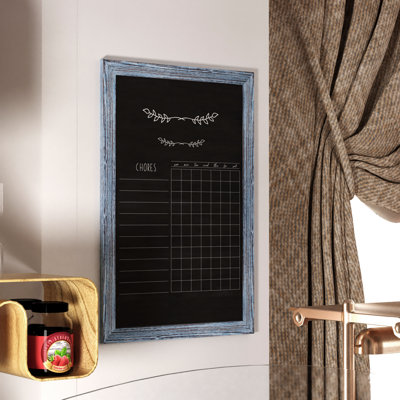 Flash Furniture Yes Porcelain Wood Chalkboard