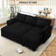 3 Seater Fabric Sofa Bed-1534841091