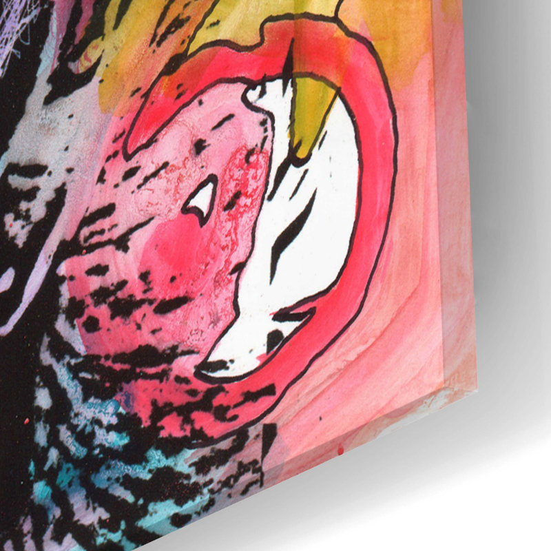 «Christmas Pitbull» par Dean Russo, H 24 po x l 16 po x P 0,2 po