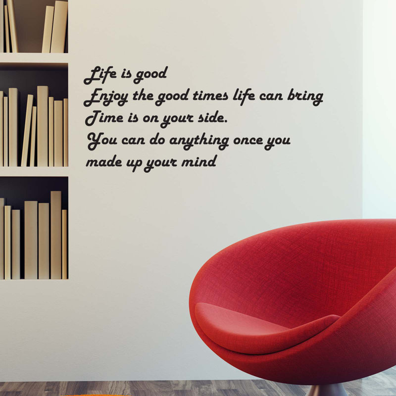 Text & Numbers Wall Decal