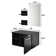 Beyo 28'' Single Bathroom Vanity with Manufactured Wood Top with Mirror
