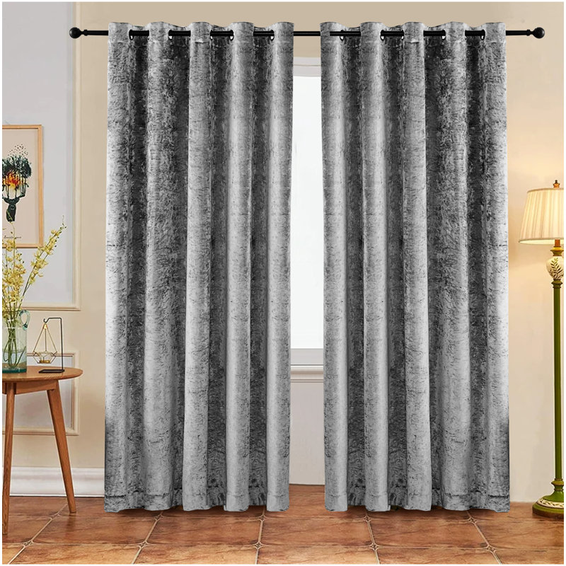 Room Darkening Curtain, 228cm W x 228cm H, Silver