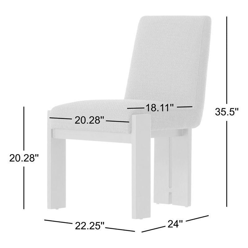 Roxy Dining Chair, Gibson Black, Cream/Light Brown, Cream/Light Brown_2