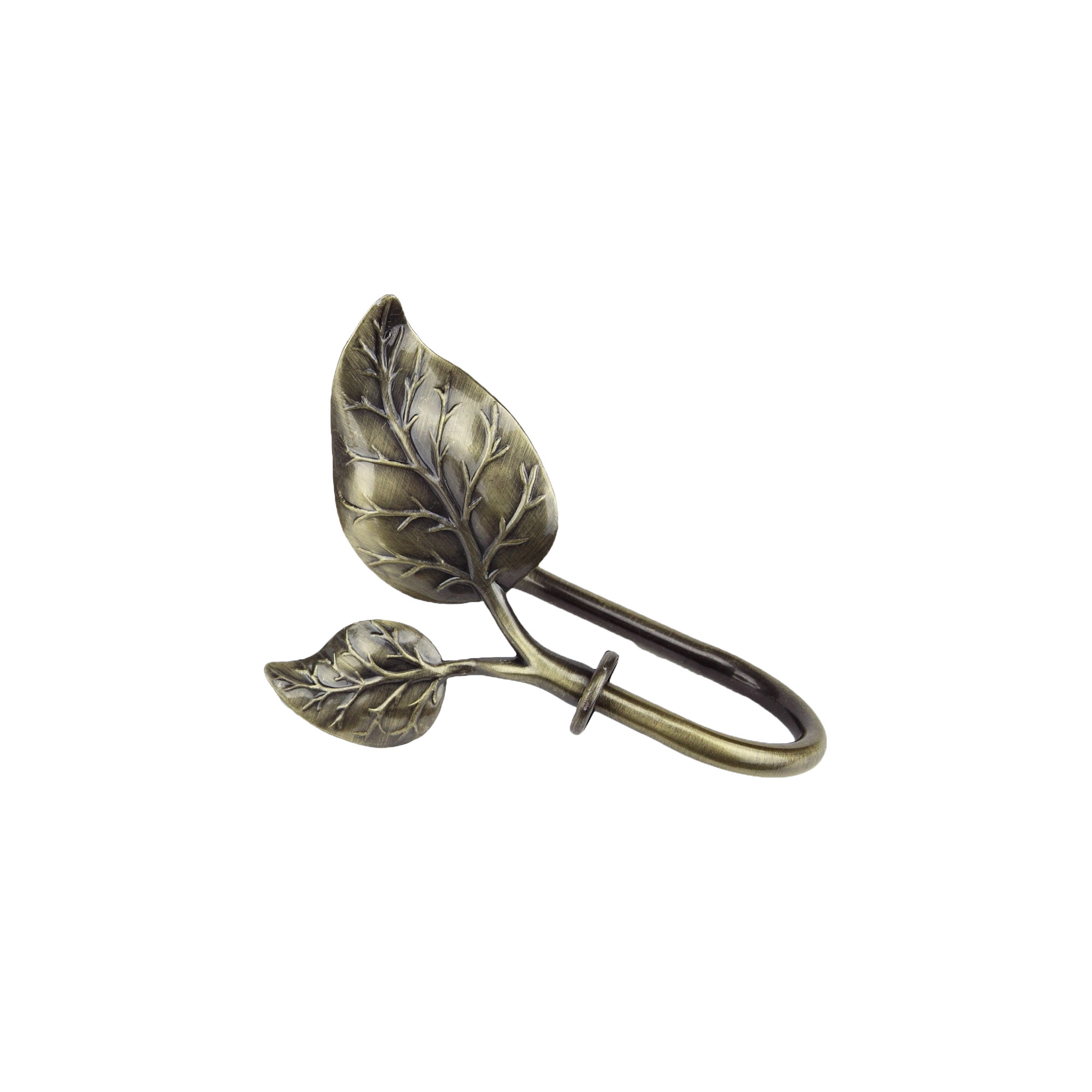 Sycamore Curtain Holdback, Antique Brass