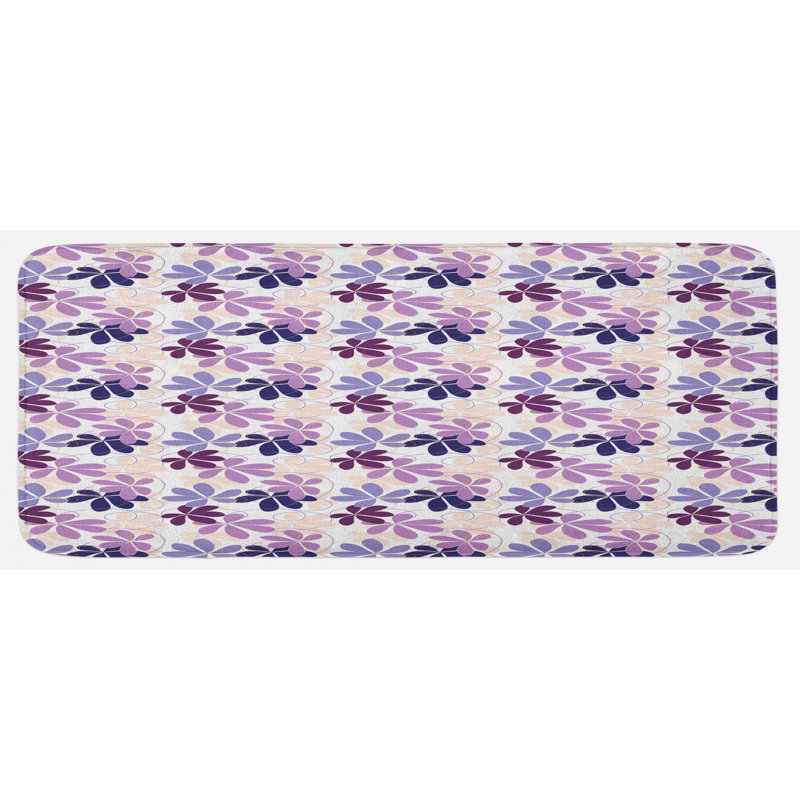 Cottage / Country Floral Synthetic Kitchen Mat