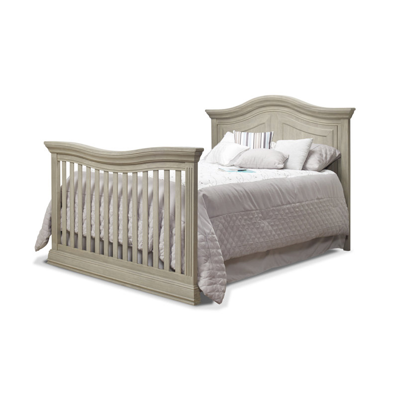 Heritage Fog Traditional 4-in-1 Convertible Crib