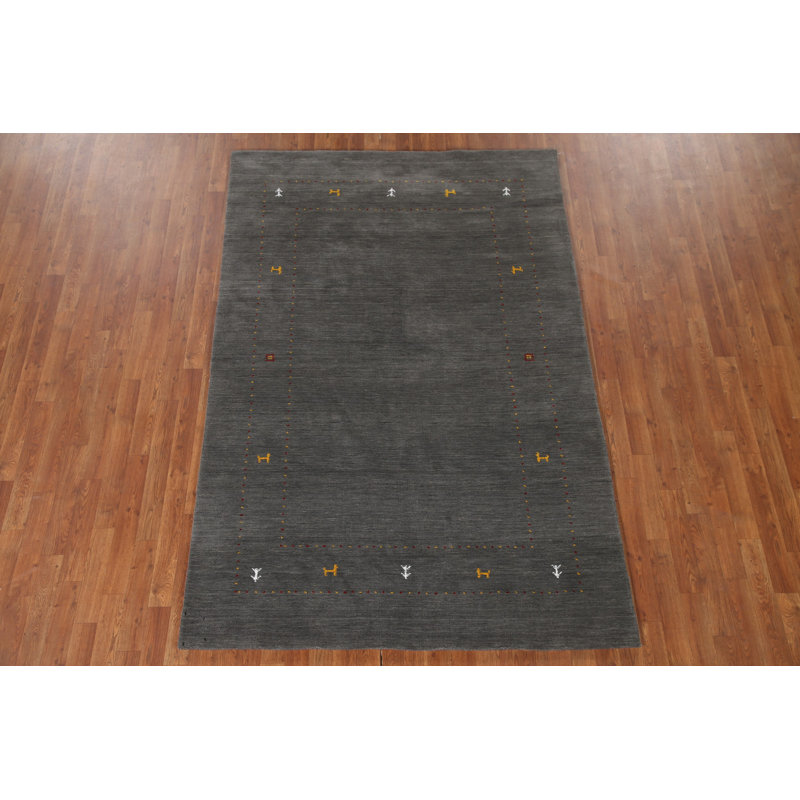 Tapis indien fait à la main Gabbeh 5 x 8