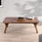 Sidney Solid Walnut Wood Rectangular Coffee Table, Mid-Century Modern-1944998580