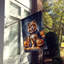 Drapeau de chiot Halloween House-113107314