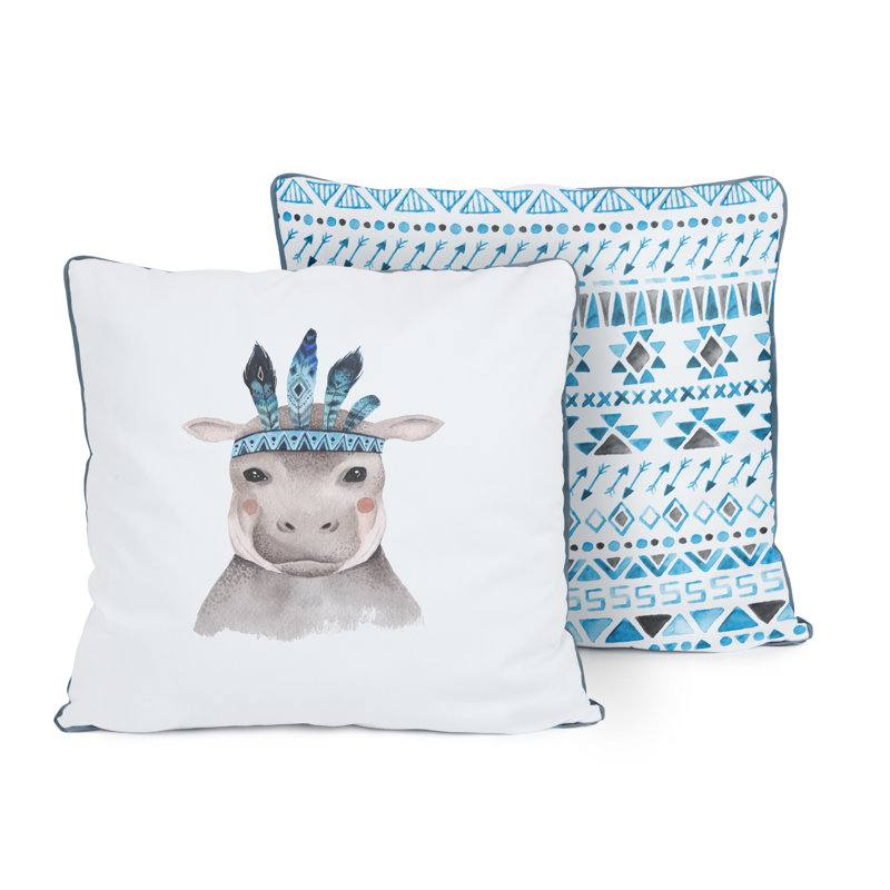 Holmes Geometric Square Cushion