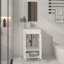 Armoire de salle de bain à miroir Brady, une porte, deux tablettes-1293970345