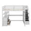 Lit mezzanine double avec bureau et tablettes-1244793370