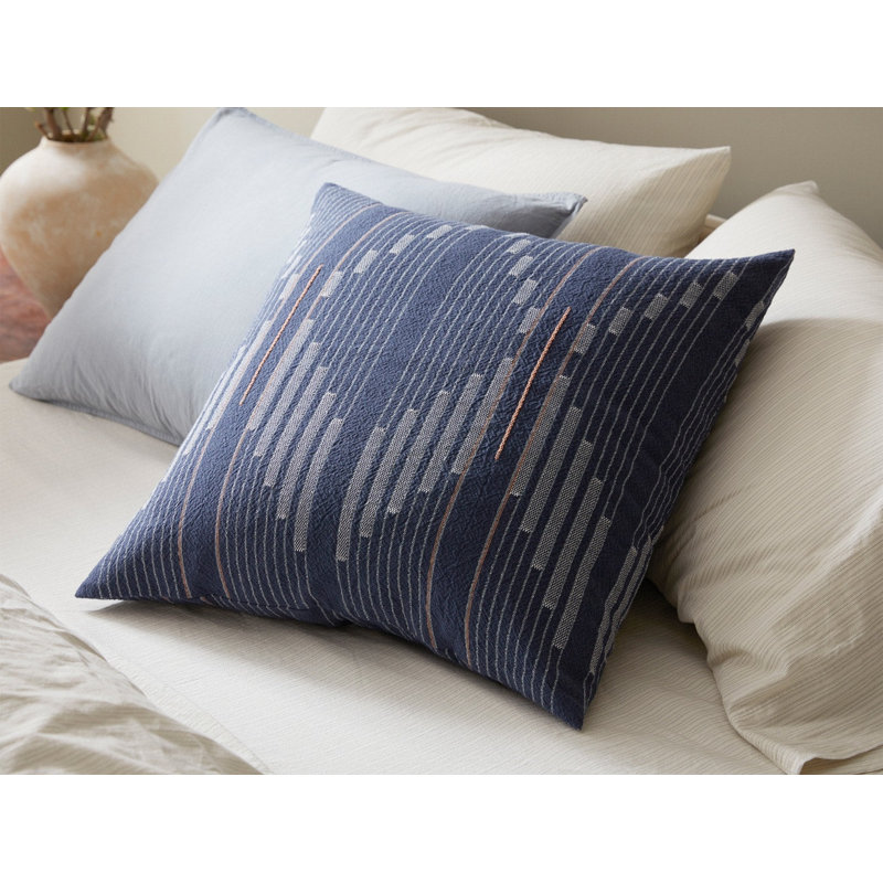 Morelia Square Pillow Cover, Moonlight Blue