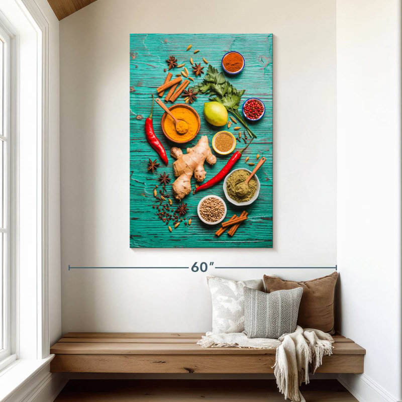 Yarlin Healthy Spices Table, 48" H x 32" W