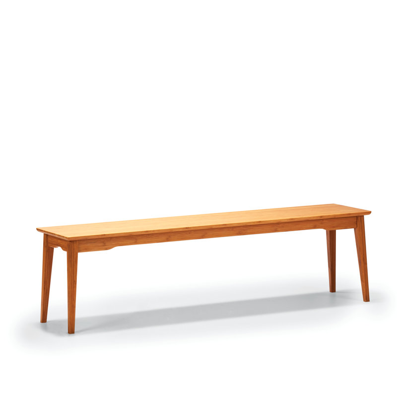 Currant Extendable Trestle Dining Set, Caramelized, 17.5" H x 64" W x 14" D